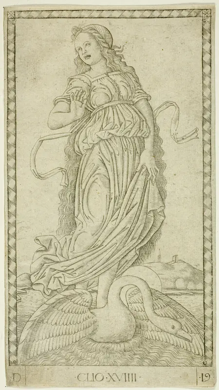 Clio, plate nineteen from Apollo and the Muses