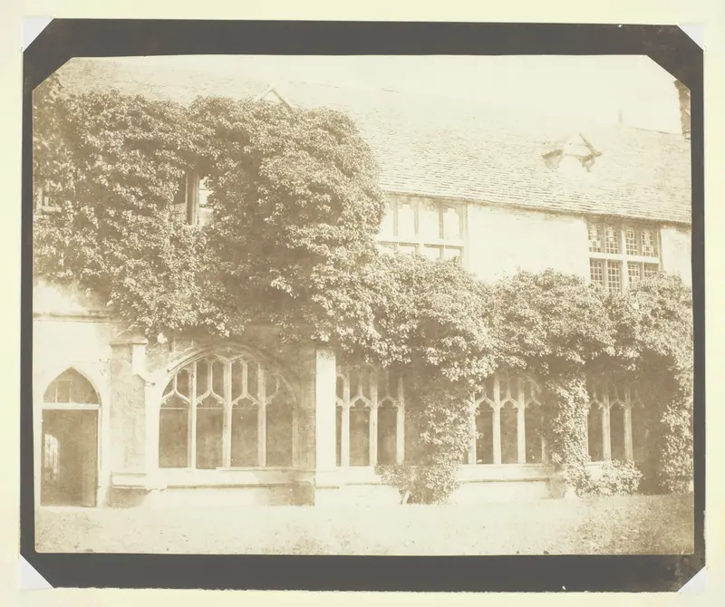 Cloisters of Lacock Abbey Wall Art by William Henry Fox Talbot - High-Resolution Digital Print