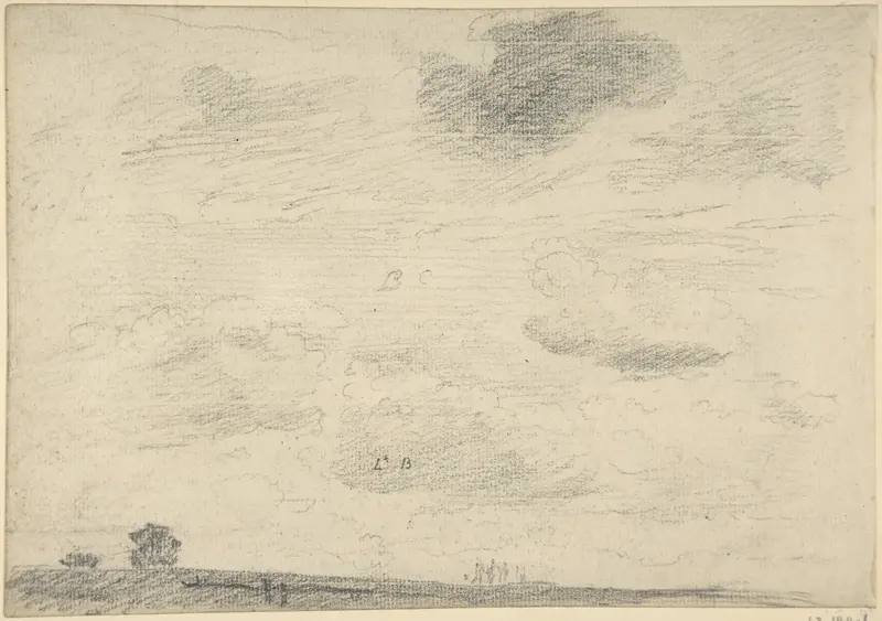 Cloud Study at Hampstead Heath Wall Art by Lionel Bicknell Constable - High-Resolution Digital Print