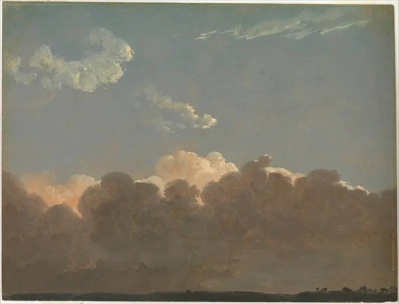 Cloud Study (Distant Storm) Wall Art by Simon Denis - High-Resolution Digital Print