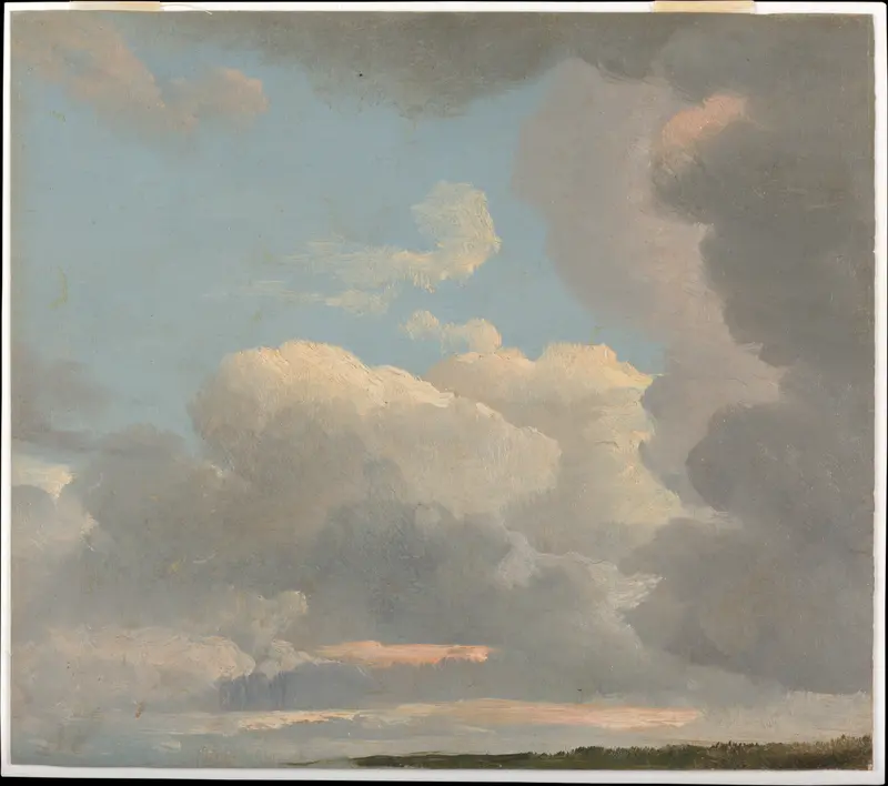 Cloud Study (Early Evening) Wall Art by Simon Denis - High-Resolution Digital Print