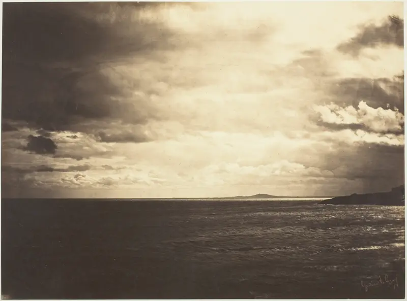 Cloudy Sky, Mediterranean Sea Wall Art by Gustave Le Gray - High-Resolution Digital Print