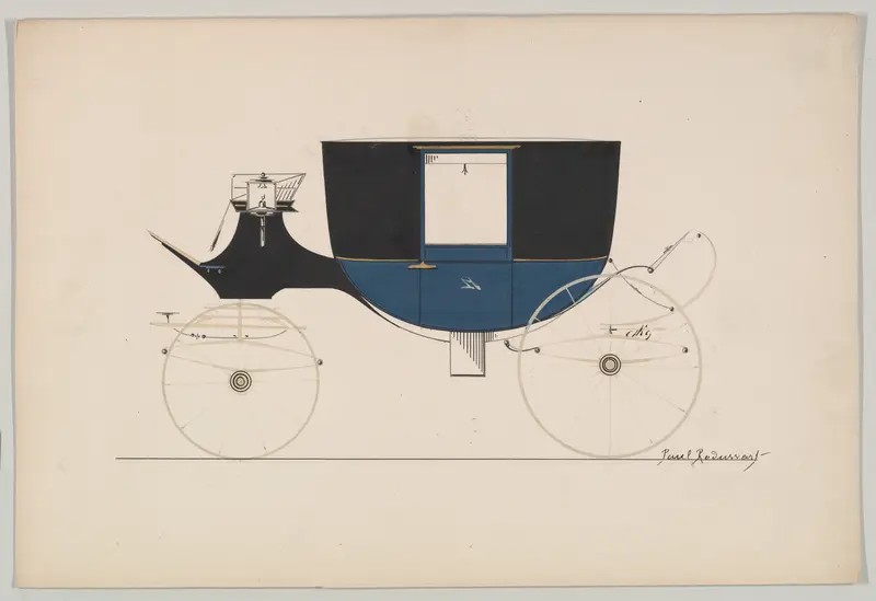 Coach (unnumbered) Wall Art by Brewster & Co. - High-Resolution Digital Print