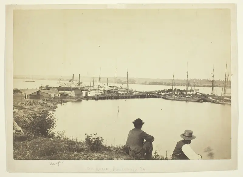 Coal Wharf, Alexandria, Virginia Wall Art by Andrew Joseph Russell - High-Resolution Digital Print