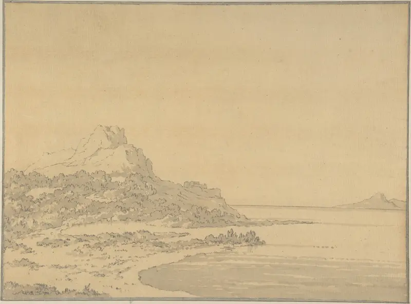 Coastal Landscape Wall Art by Alexander Cozens - High-Resolution Digital Print