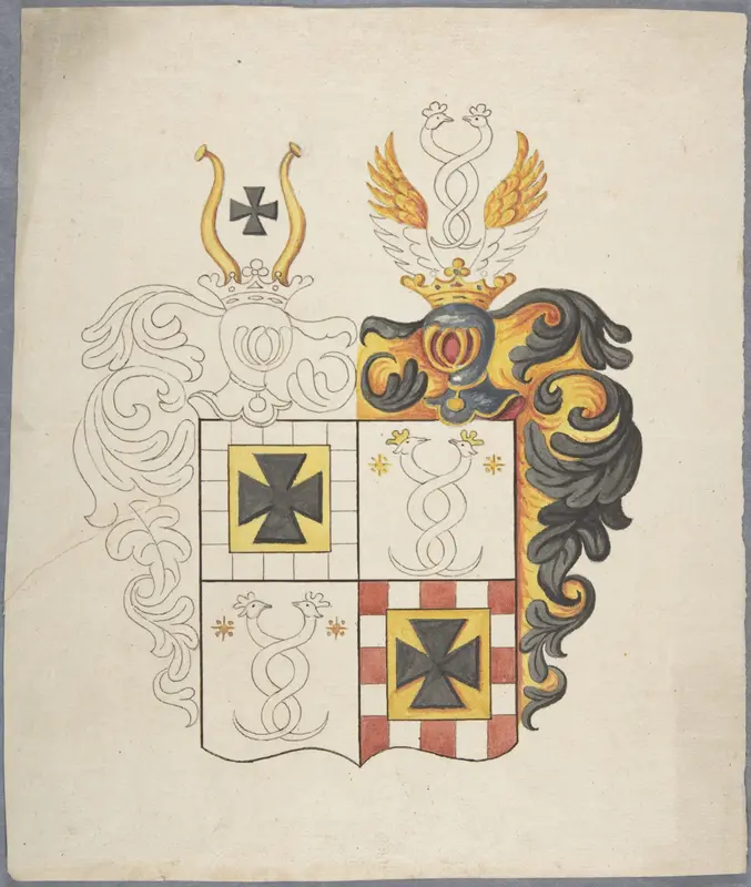 Coat of Arms Wall Art by Anonymous, 18th century - High-Resolution Digital Print