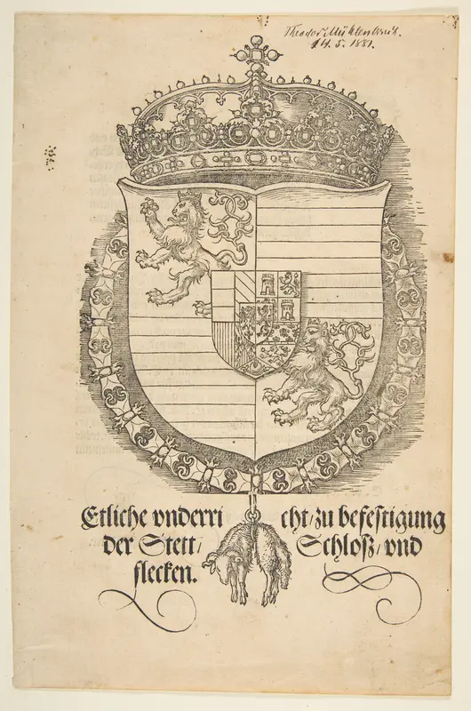 Coat of Arms of Ferdinand I Wall Art by Albrecht Dürer - High-Resolution Digital Print