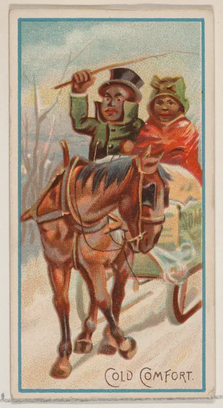Cold Comfort, from the Jokes series (N87) for Duke brand cigarettes Wall Art by W. Duke, Sons & Co. - High-Resolution Digital Print