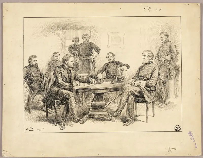 Collapse of the Confederacy Wall Art by Gordon Frederick Browne - High-Resolution Digital Print