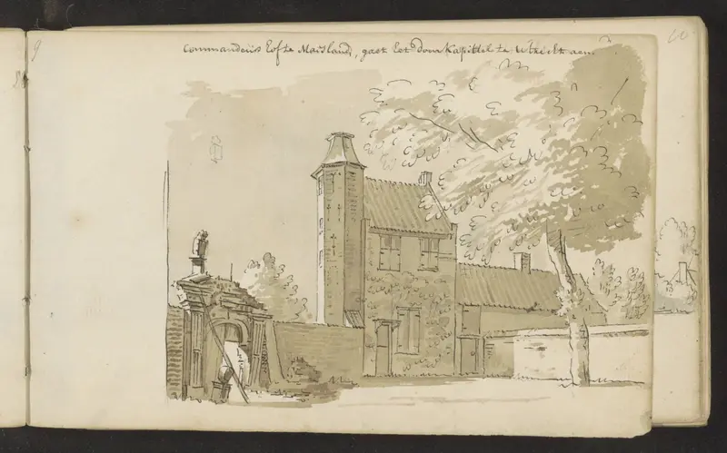 Commanderij te Maasland Wall Art by Abraham de Haen (II) - High-Resolution Digital Print
