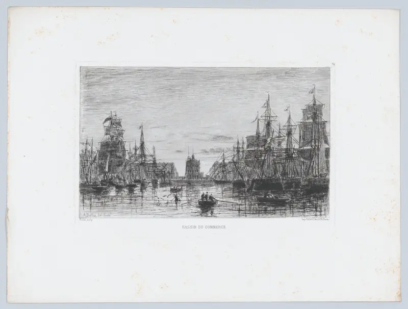 Commercial Basin, from "L'Artiste" Wall Art by Auguste Ballin - High-Resolution Digital Print