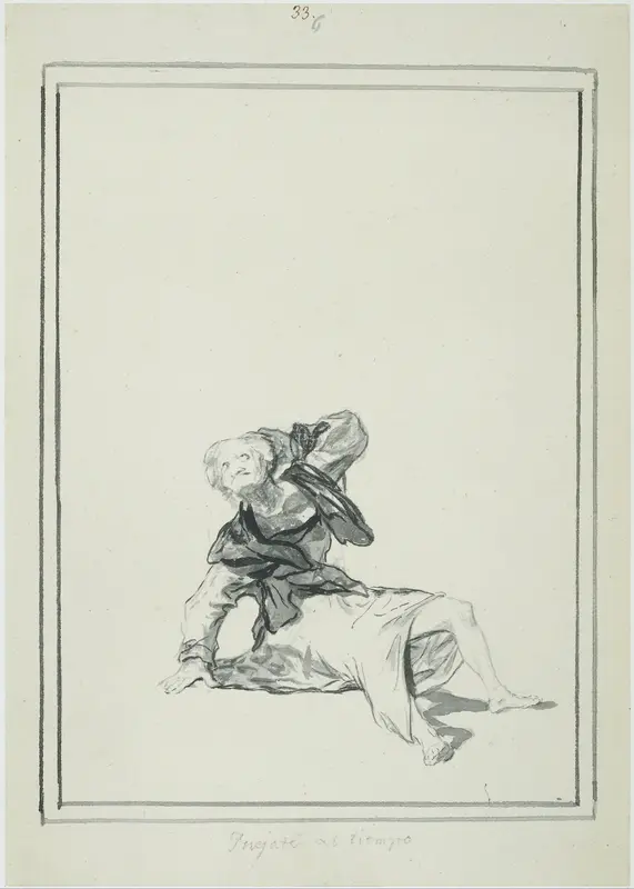 Complain to Time about it Wall Art by Francisco de Goya - High-Resolution Digital Print