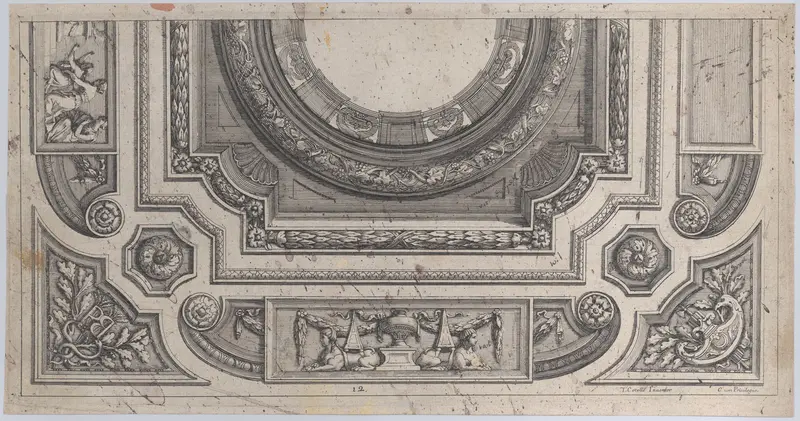 Composite Order, elevation Wall Art by Jean Cotelle - High-Resolution Digital Print