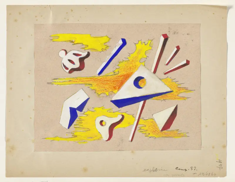Compositie 33 Wall Art by Unknown - High-Resolution Digital Print