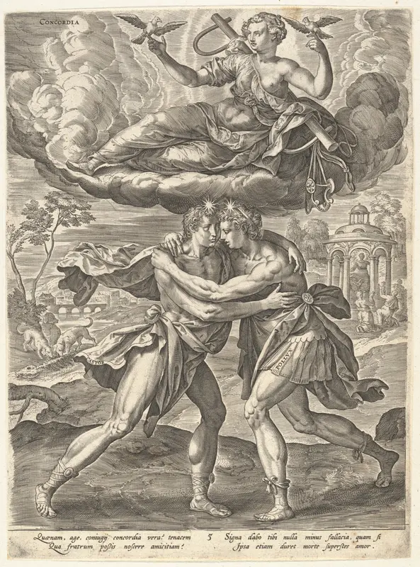 Concordia, from "Virtues" Wall Art by Maerten de Vos - High-Resolution Digital Print
