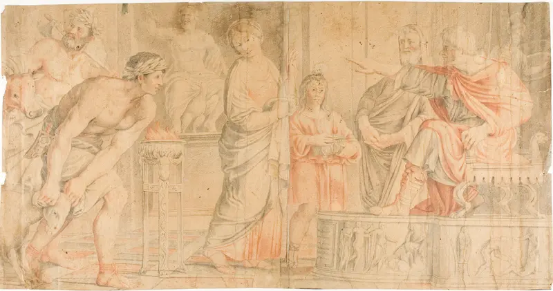 Condemnation of Saint Cecilia Wall Art by Domenichino - High-Resolution Digital Print