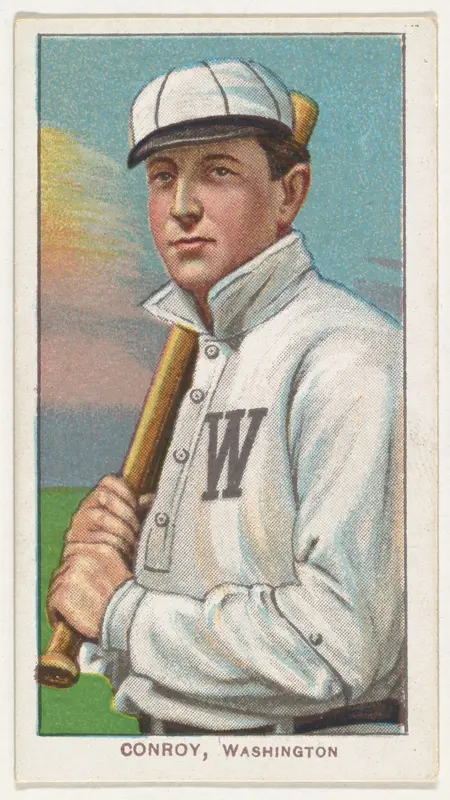 Conroy, Washington, American League, from the White Border series (T206) for the American Tobacco Company Wall Art by American Tobacco Company - High-Resolution Digital Print