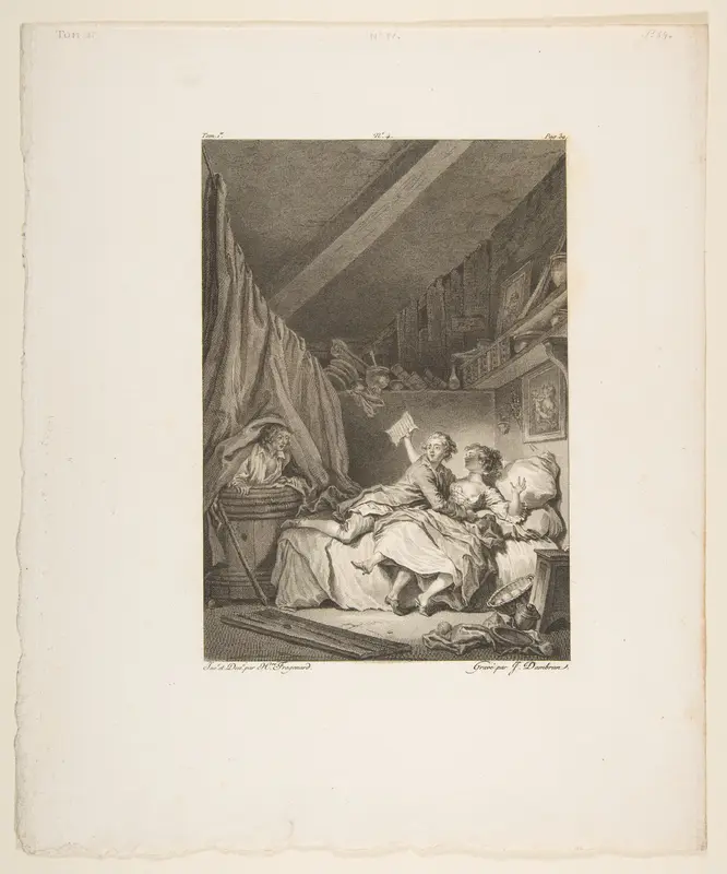 Contes et nouvelles en vers: Le Savetier Wall Art by Jean de La Fontaine - High-Resolution Digital Print