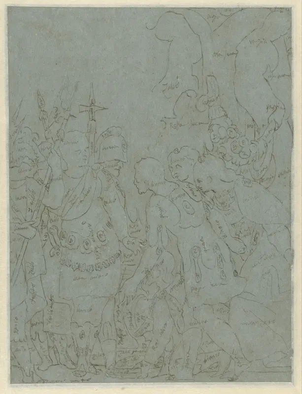 Contouren van De grootmoedigheid van Scipio Wall Art by Benedetto Caliari - High-Resolution Digital Print