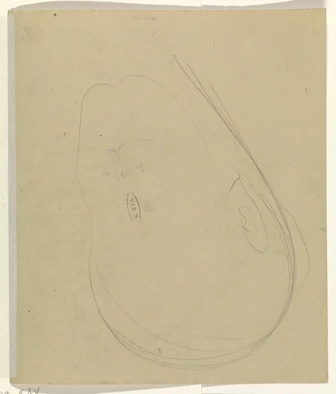 Contouren van een hoofd Wall Art by Leo Gestel - High-Resolution Digital Print