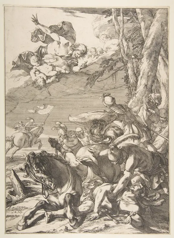 Conversion of St. Paul Wall Art by Laurent de La Hyre - High-Resolution Digital Print