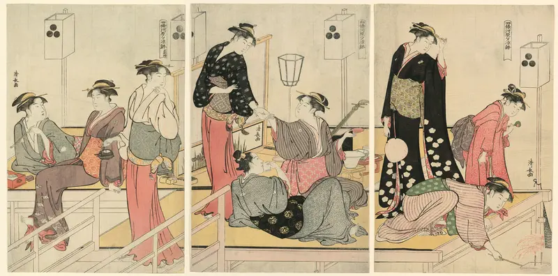 Cooling Off in the Evening at Shijogawara