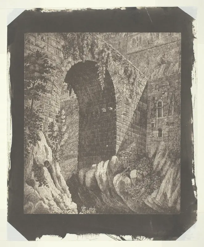 Copy of a Large Italian Print, Reduced in the Camera by William Henry Fox Talbot - High-Resolution Digital Print