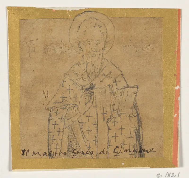 Copy of a Russian Icon Wall Art by Unknown - High-Resolution Digital Print