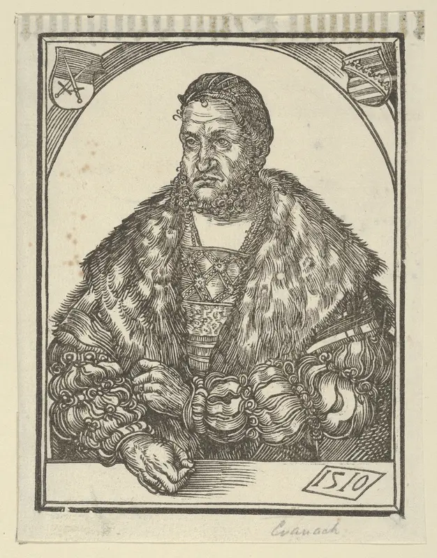 Copy of Frederick the Wise of Saxony Wall Art by Lucas Cranach the Elder - High-Resolution Digital Print