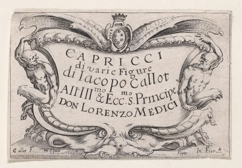 Copy of Frontispiece, from "Les Caprices" Series A, The Florence Set Wall Art by Anonymous - High-Resolution Digital Print