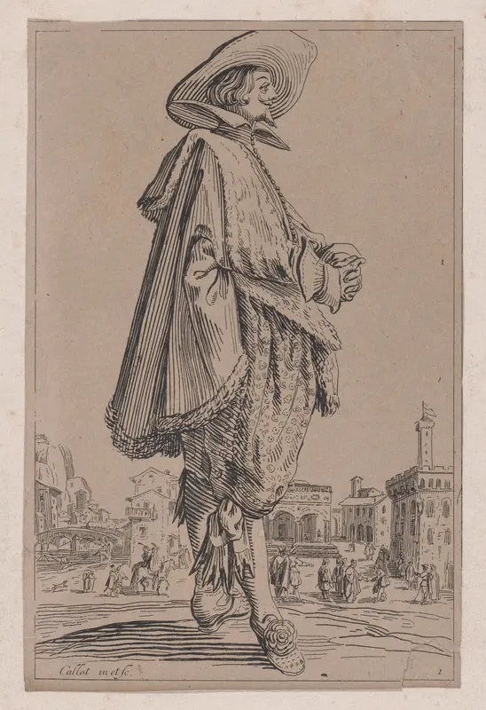 Copy of Le Gentilhomme aux Mains Jointes (The Gentleman with his Hands Joined), from "La Noblesse" (The Nobility) Wall Art by Anonymous - High-Resolution Digital Print