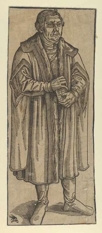 Copy of Martin Luther, Full Length Wall Art by Lucas Cranach the Younger - High-Resolution Digital Print