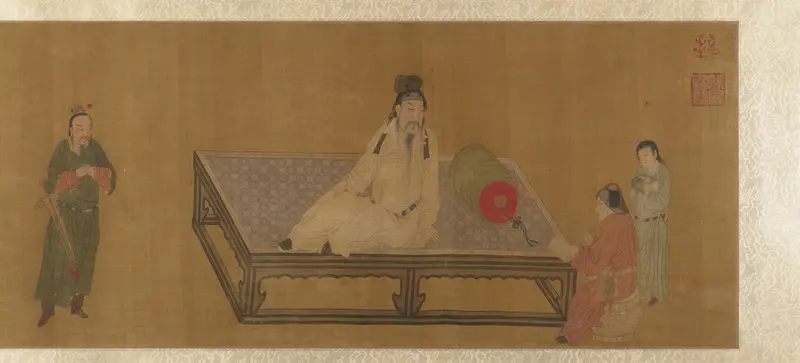 Copy of Tang Ming Huang Instructing the Prince