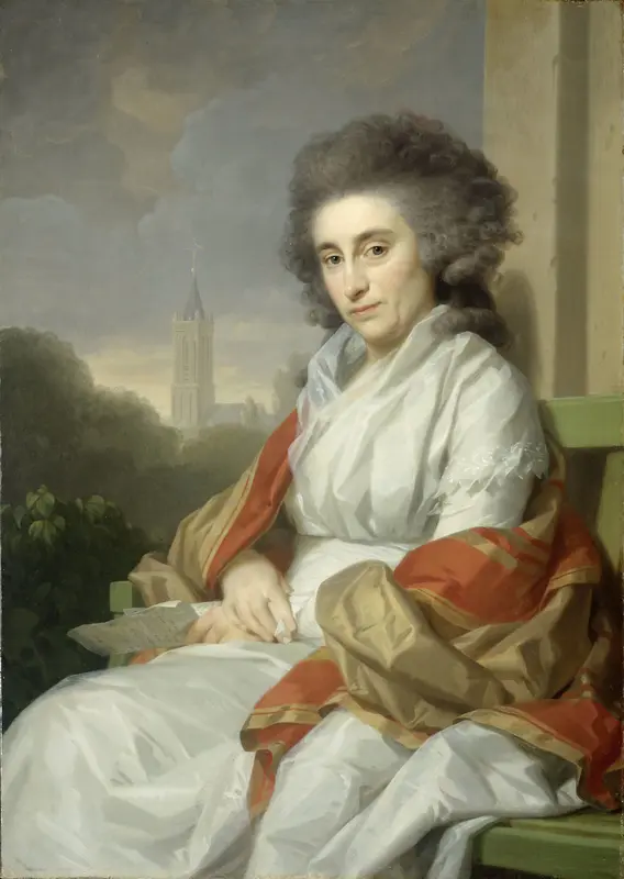 Cornelia Rijdenius (1746-1826). Echtgenote van Johannes Lublink Wall Art by Johann Friedrich August Tischbein - High-Resolution Digital Print