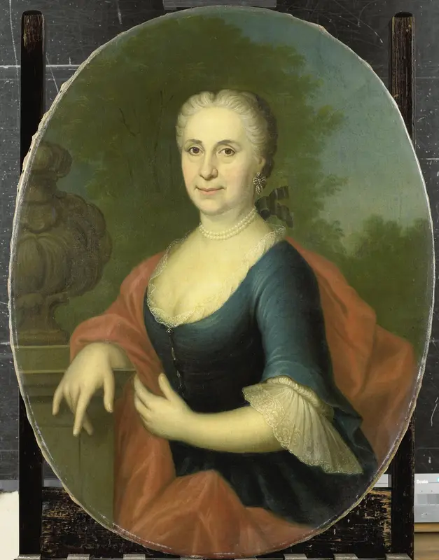 Cornelia van Schuylenburgh (1703-84). Echtgenote van Diederik van Bleyswijk Wall Art by Unknown - High-Resolution Digital Print