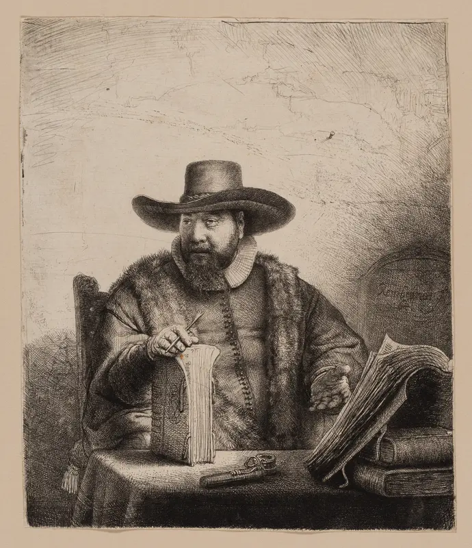 Cornelis Claesz. Anslo, Preacher Wall Art by Rembrandt van Rijn - High-Resolution Digital Print