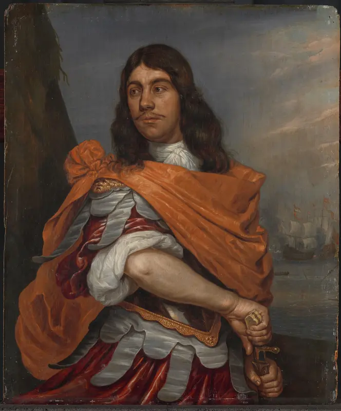 Cornelis Tromp (1629-91). Luitenant-admiraal, in Romeins kostuum Wall Art by Abraham Evertsz. van Westerveld - High-Resolution Digital Print