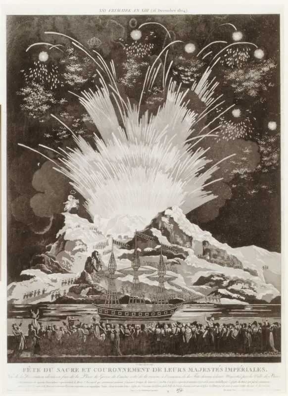 Coronation of Napoleon, Paris, December 16, 1804 Wall Art by Louis Le Coeur - High-Resolution Digital Print
