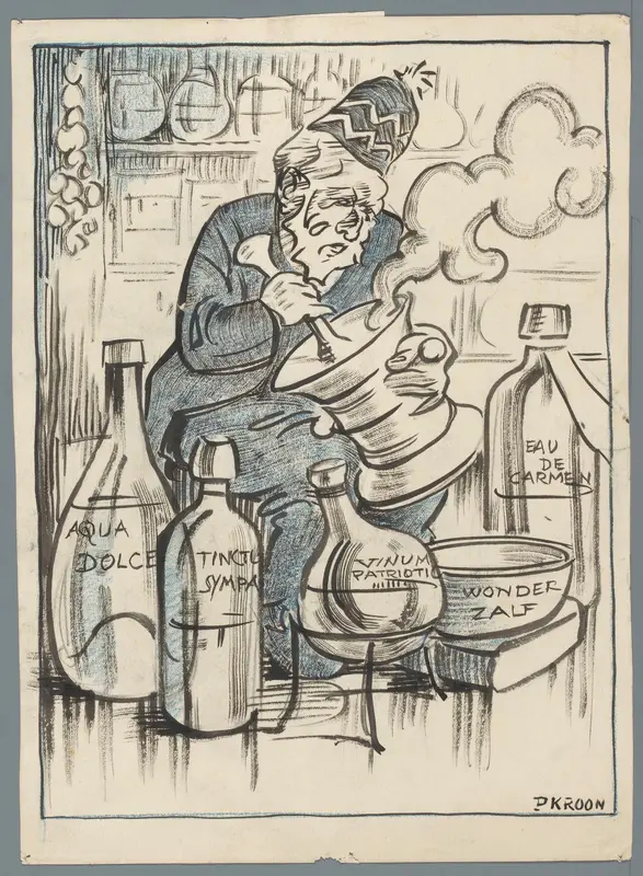 Cort van de Linden als kwakzalver Wall Art by Unknown - High-Resolution Digital Print