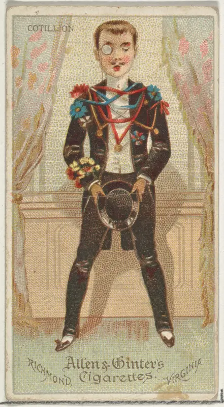 Cotillion, from World's Dudes series (N31) for Allen & Ginter Cigarettes Wall Art by Allen & Ginter - High-Resolution Digital Print