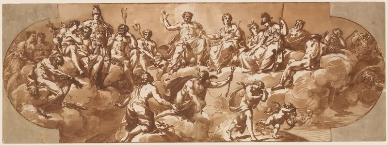 Council of the Gods Wall Art by Giacomo Zoboli - High-Resolution Digital Print
