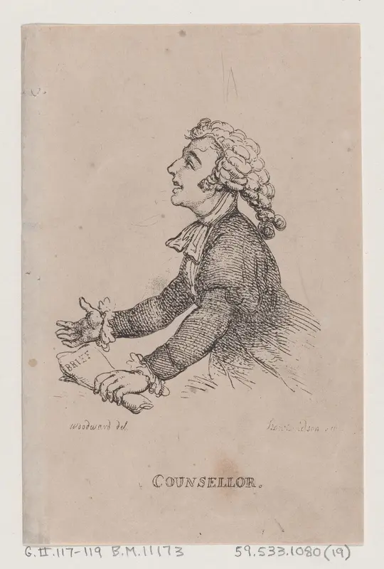 Counsellor Wall Art by Thomas Rowlandson - High-Resolution Digital Print
