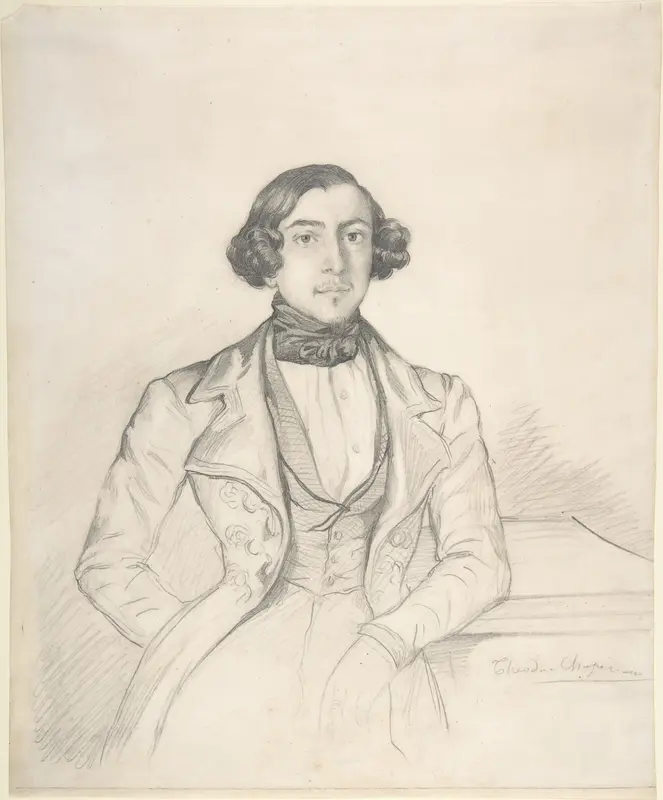 Count Philibert-Oscar de Ranchicourt Wall Art by Théodore Chassériau - High-Resolution Digital Print