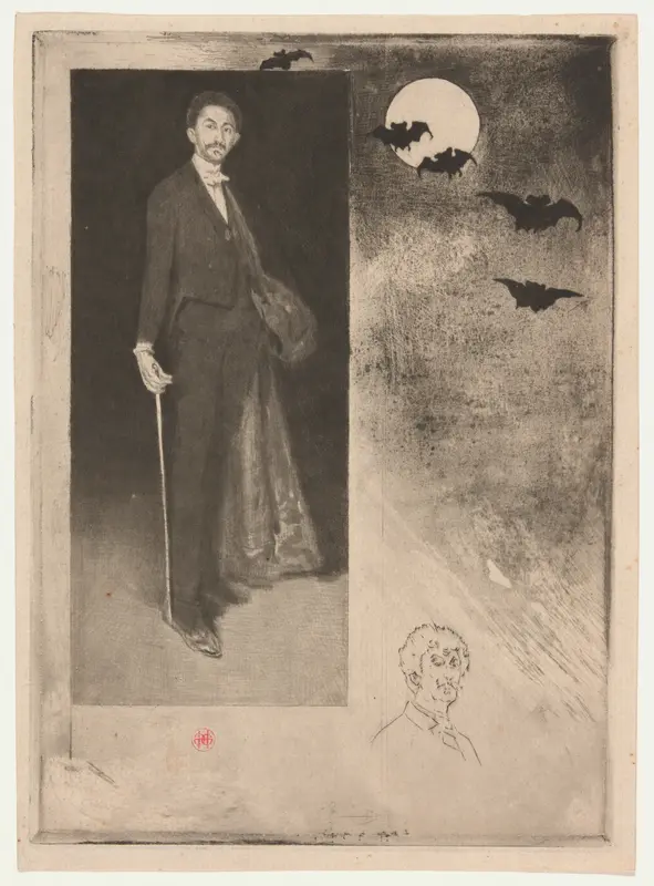 Count Robert de Montesquiou-Fezensac Wall Art by Henri Charles Guérard - High-Resolution Digital Print