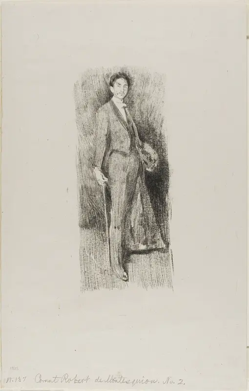 Count Robert de Montesquiou Wall Art by Beatrix Godwin Whistler - High-Resolution Digital Print