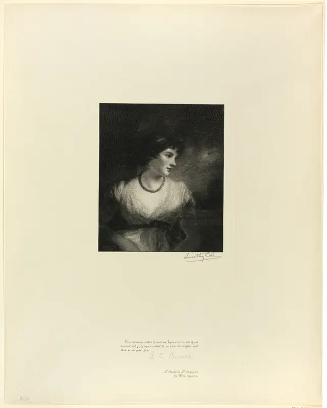 Countess of Oxford, from Old English Masters