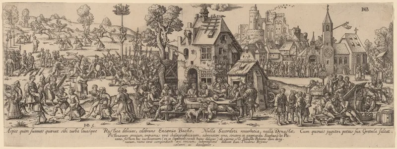Country Fair Wall Art by Johann Theodor de Bry - High-Resolution Digital Print