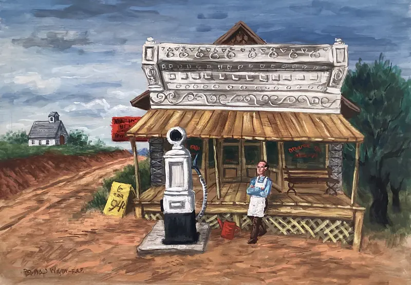 Country Store Wall Art by Reginald Wilson - High-Resolution Digital Print