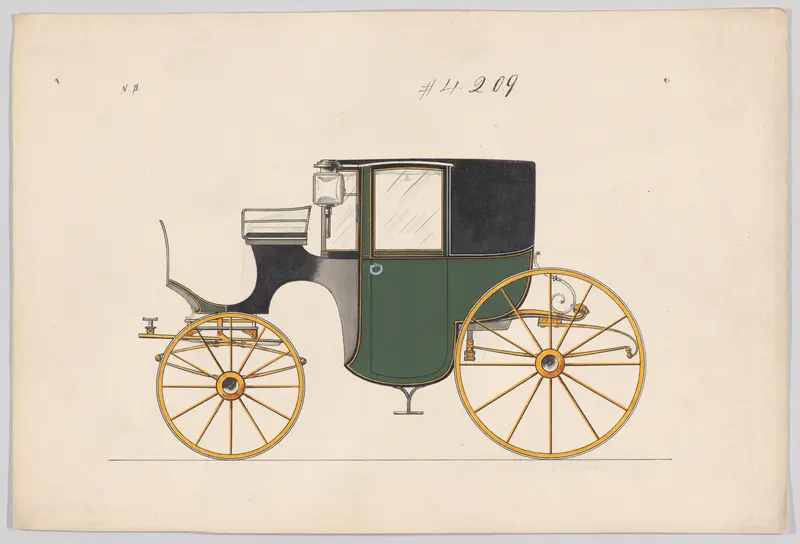 Coupé #4209 Wall Art by Brewster & Co. - High-Resolution Digital Print