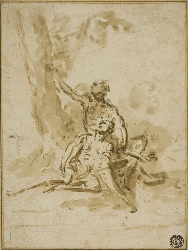 Couple Beside Tree